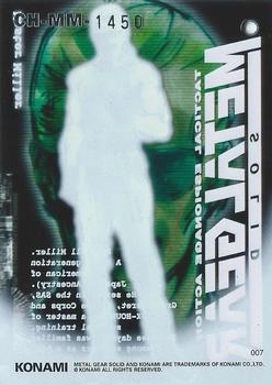 1998 Konami Metal Gear Solid - Chicken #007 Master Miller Back