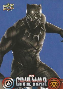 2016 Upper Deck Captain America Civil War (Walmart) #CW5 (Black Panther)                             Black Panther comes from Wakanda, an African Front