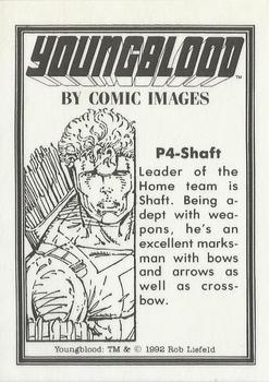 1992 Comic Images Youngblood - Prism #P4 Shaft Back