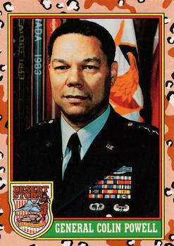 1991 Topps Desert Storm (UK) #2 General Colin Powell Front