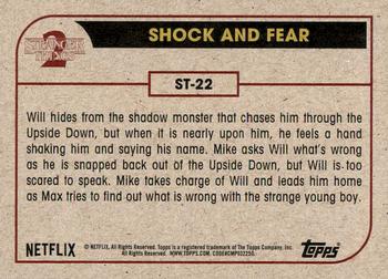 2019 Topps Stranger Things Series 2 #ST-22 Shock and Fear Back