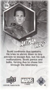 2018 Upper Deck Marvel Ant-Man and the Wasp - Minis #T70 Battle Tested Back