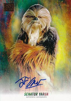2018 Topps Star Wars Galaxy Series 8 - Autographs Orange #NNO John Coppinger Front