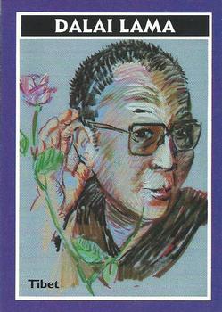 1990 Calico Graphics League of Nations 2nd Series #37 Dalai Lama Front