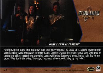 2019 Rittenhouse Star Trek Discovery Season One #76 What's Past is Prologue Back