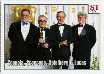 2007 Spotlight Tribute 4-Star Trivia #63 Francis Ford Coppola / Martin Scorsese / Steven Spielberg / George Lucas Front