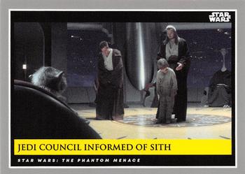 2018-19 Topps Star Wars Galactic Moments Countdown to Episode IX #63 Jedi Council Informed Of Sith Front