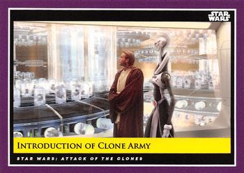 2018-19 Topps Star Wars Galactic Moments Countdown to Episode IX #74 Introduction Of Clone Army Front