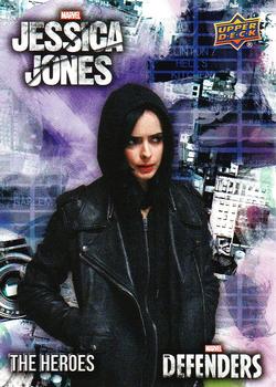 2018 Upper Deck Marvel's The Defenders - The Heroes Jessica Jones #TH-JJ2 Something to Overcome Front