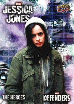 2018 Upper Deck Marvel's The Defenders - The Heroes Jessica Jones #TH-JJ6 Hang in There Front