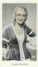 1934 Massary Caid Beruhmter Filmkunstler (Famous Film Artistes) #339 Trude Marlen Front