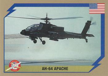 1991 America's Major Players Desert Storm Weapon Profiles Victory Edition #9V AH-64 Apache Front
