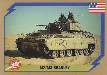 1991 America's Major Players Desert Storm Weapon Profiles #8 M2/M3 Bradley Front