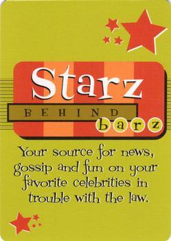 2003 Starz Behind Barz - 2nd Version #K♦ Curtis Jackson Back