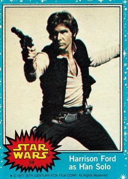1977 Allen's and Regina Star Wars #58 Harrison Ford as Han Solo Front