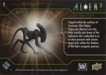 2021 Upper Deck Alien 3 #2 Cryosleep Back