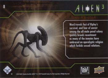 2021 Upper Deck Alien 3 #8 Ripley Survives Back