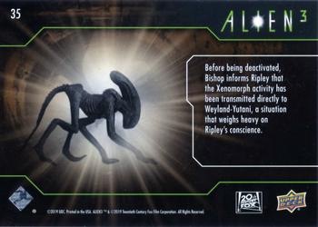 2021 Upper Deck Alien 3 #35 Ripley's Conscience Back