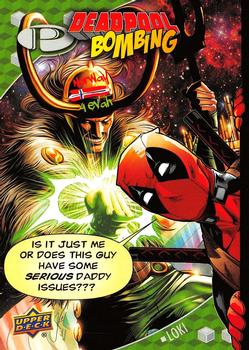 2019 Upper Deck Marvel Deadpool - Deadpool Bombing #DB-7 Deadpool / Loki Front