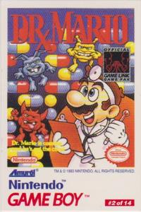 1993 Amurol Game Boy Nintendo Tips #2 Dr. Mario Front