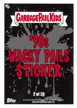 2019 Topps Garbage Pail Kids We Hate the '90s - Wacky Pails #2 Stupid Moron Bros. 2 Back