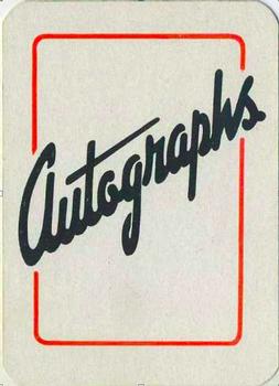 1945 Leister Autographs Card Game #5 Claudette Colbert Back