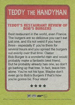 2017 20th Century Fox Bob's Burgers #NNO Teddy The Handyman Back