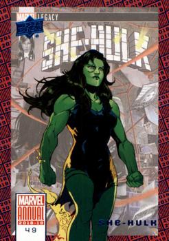 2018-19 Upper Deck Marvel Annual - Blue #49 She-Hulk Front