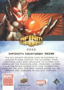 2018-19 Upper Deck Marvel Annual - Infinity Wars Comic Covers #CC22 Infinity Countdown: Prime Back