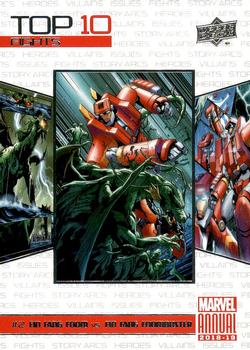 2018-19 Upper Deck Marvel Annual - Top 10 Fights #TF2 Fin Fang Foom / Fin Fang Foombuster Front