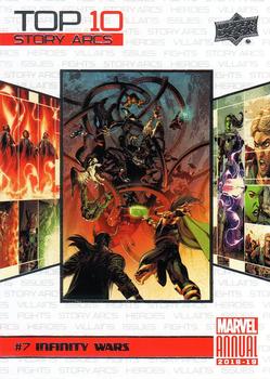 2018-19 Upper Deck Marvel Annual - Top 10 Story Arcs #TS7 Infinity Wars Front