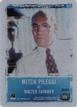 2019 Rittenhouse The X-Files Archives Classic Autographs - Metal #XC7 Walter Skinner Back