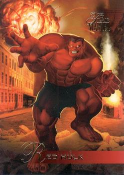 2019 Flair Marvel #62 Red Hulk Front