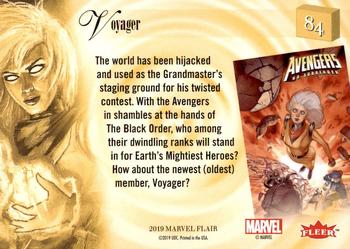 2019 Flair Marvel #84 Voyager Back