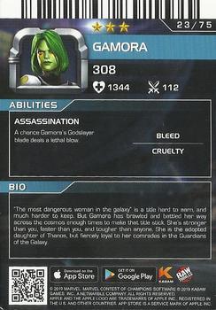 2019 Dave & Buster's Marvel Contest of Champions #23 Gamora Back