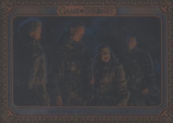 2019 Rittenhouse Game of Thrones Inflexions #74 Wildlings Attack Castle Black Front