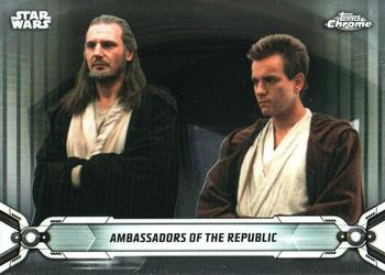 2019 Topps Chrome Star Wars Legacy #1 Ambassadors of the Republic Front