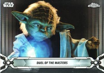 2019 Topps Chrome Star Wars Legacy #48 Duel of the Masters Front