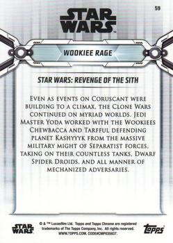 2019 Topps Chrome Star Wars Legacy #59 Wookiee Rage Back