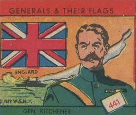 1939 W.S. Corp Generals & Their Flags (R58) #441 Herbert Kitchener Front