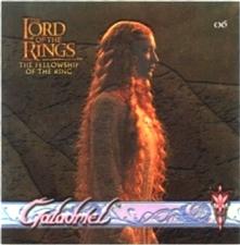 2002 Artbox Lord of the Rings Action Flipz - Rainbow Foil Chromium Stickers #6 Galadriel Front