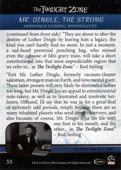 2019 Rittenhouse The Twilight Zone Rod Serling Edition #55 Mr. Dingle, The Strong Back