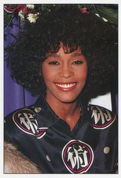 1989 Panini Smash Hits Sticker Collection #49 Whitney Houston Front