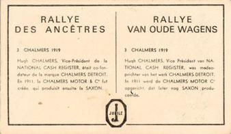 1958 Jubile Cigares Rallye Des Ancetres #3 Chalmers 1919 Back