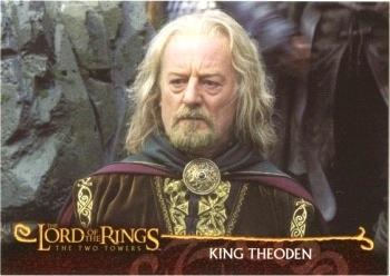 2002 Cadbury Lord of the Rings (UK) #C6 King Theoden Front