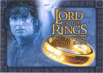 2003 Cadbury Lord of the Rings: Return of the King (Australia) #R1 Checklist Front