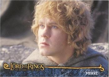 2003 Cadbury Lord of the Rings: Return of the King (Australia) #R5 Merry Front