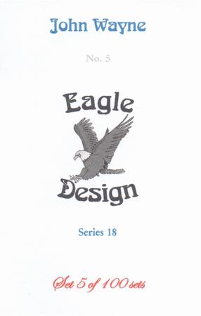 2005 Eagle Design John Wayne Series 18 #5 John Wayne Back