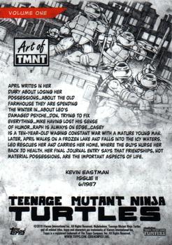 2019 Topps The Art of TMNT #11 Issue 11 Back