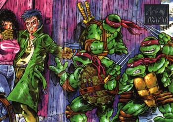 2019 Topps The Art of TMNT #34 Issue 1 Front